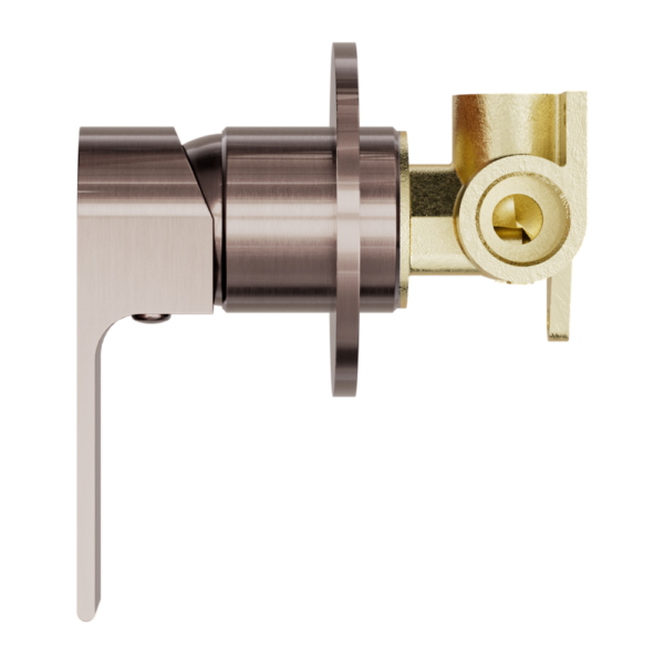 Nero Bianca Shower / Bath Mixer 80mm - Brushed Bronze