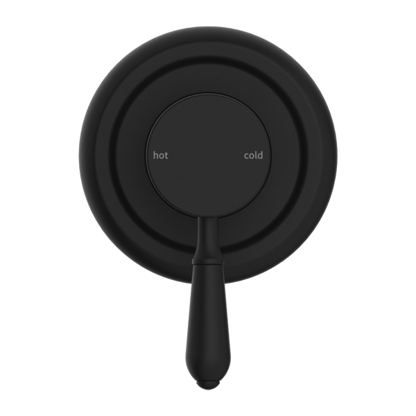 Nero York Shower Mixer With Lever - Matte Black