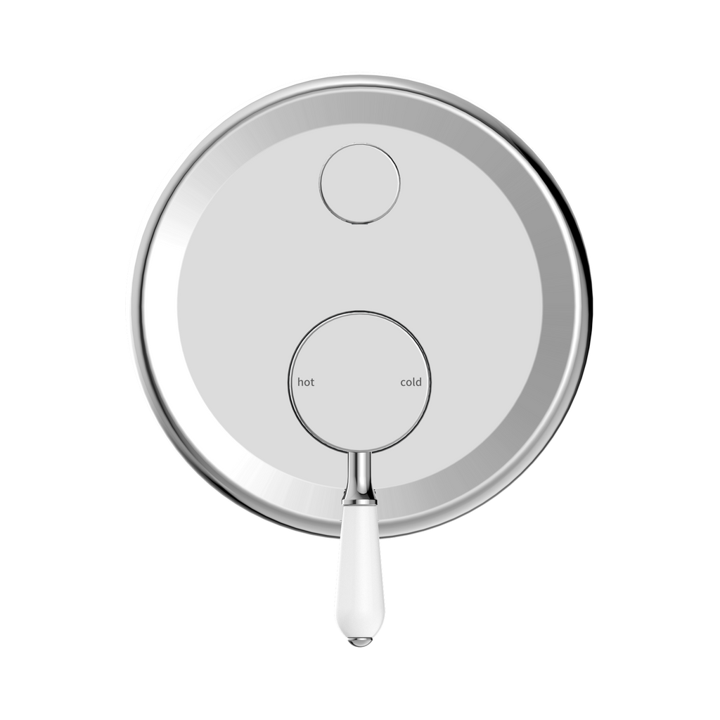 Nero York Shower Mixer With Diverter - Chrome