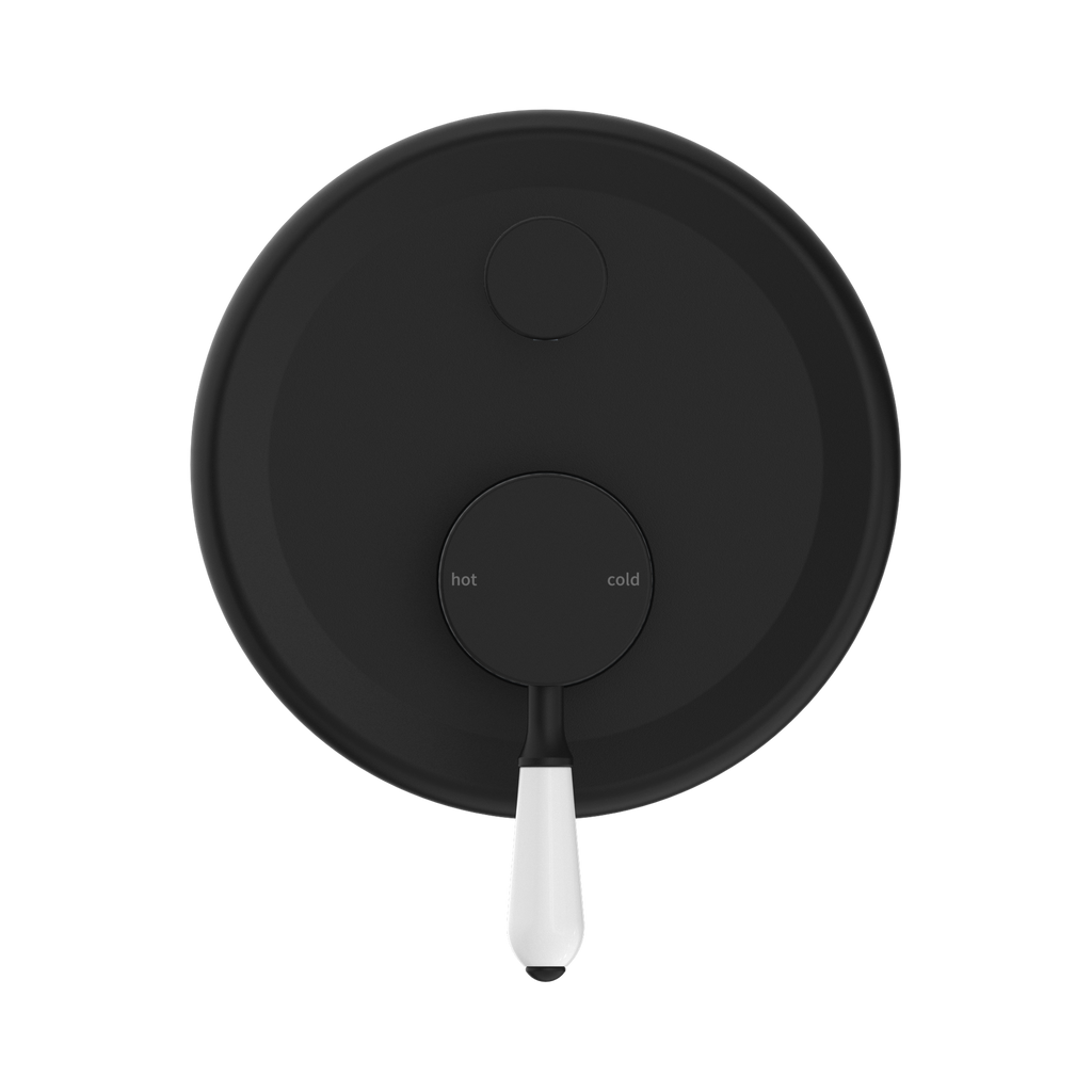 Nero York Shower Mixer With Diverter - Matte Black