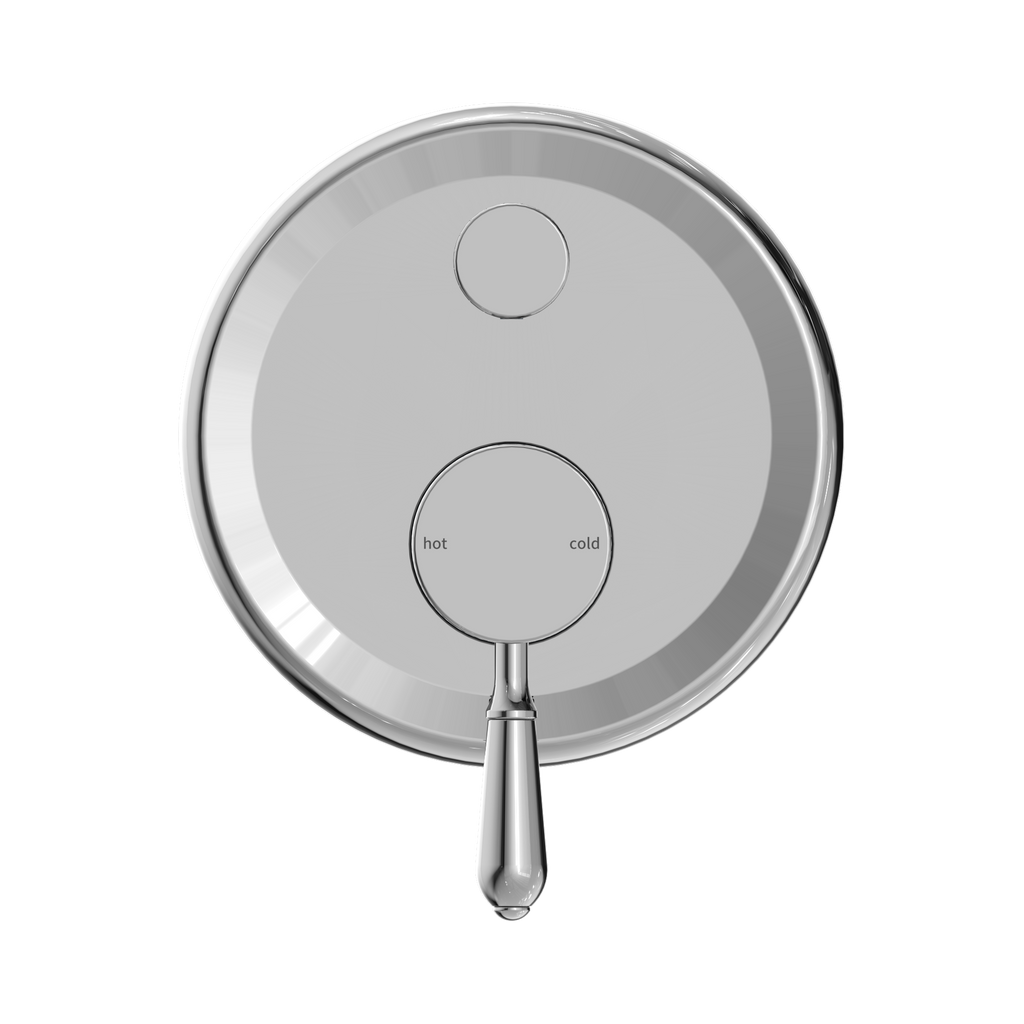 Nero York Shower Mixer With Diverter - Chrome