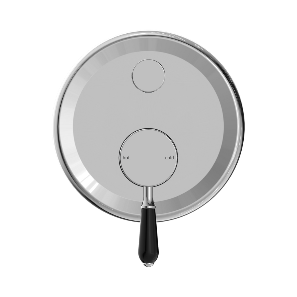 Nero York Shower Mixer With Diverter - Chrome