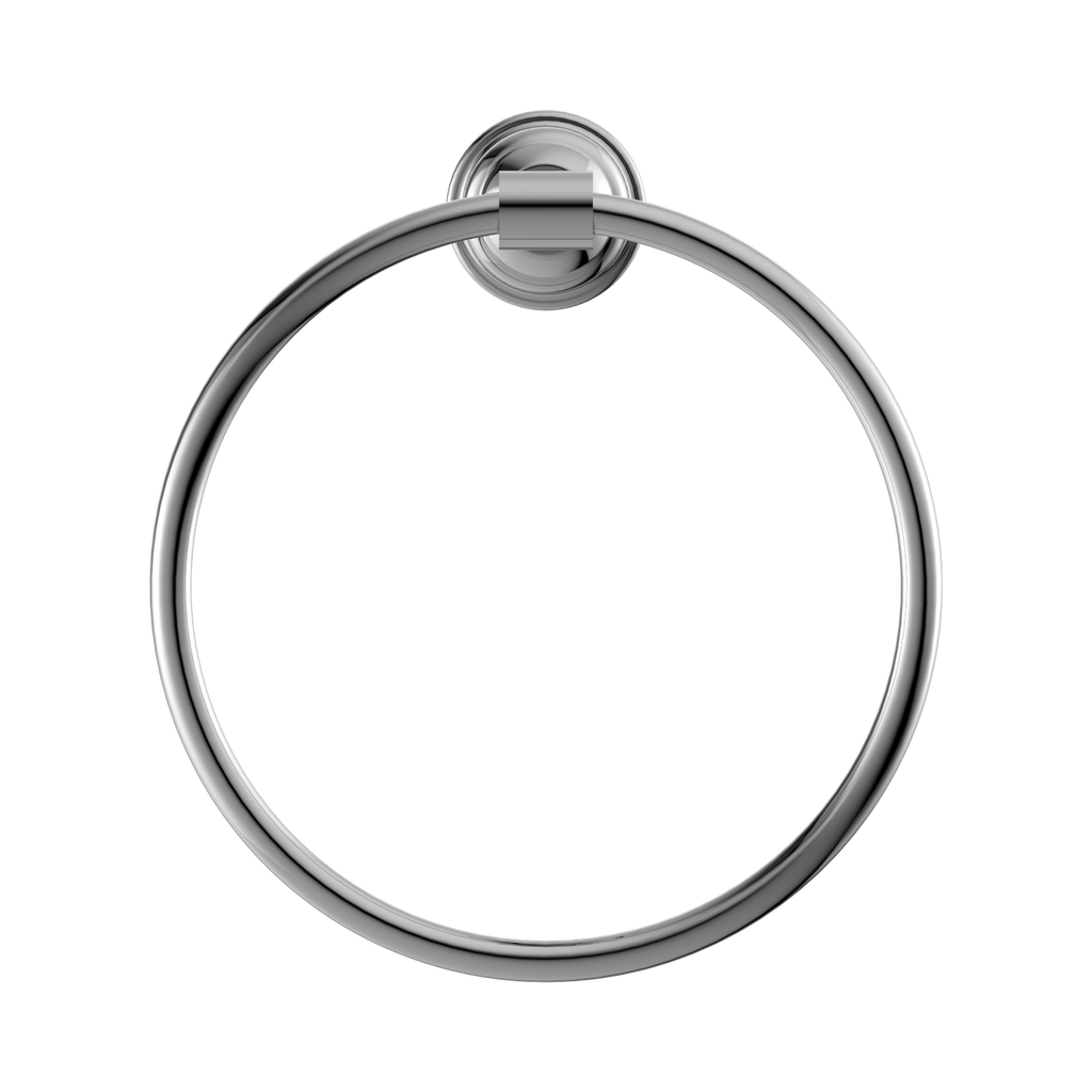 Nero York Towel Ring - Chrome