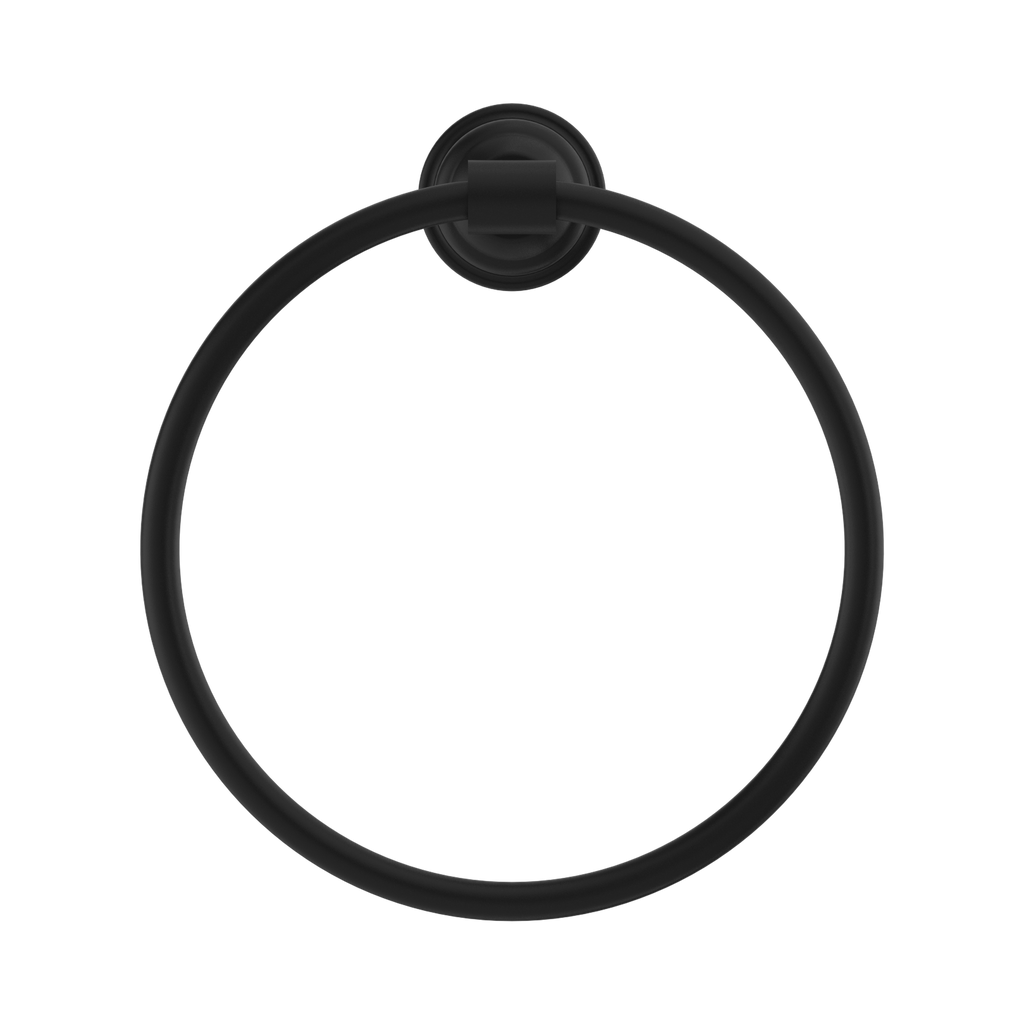 Nero York Towel Ring - Matte Black