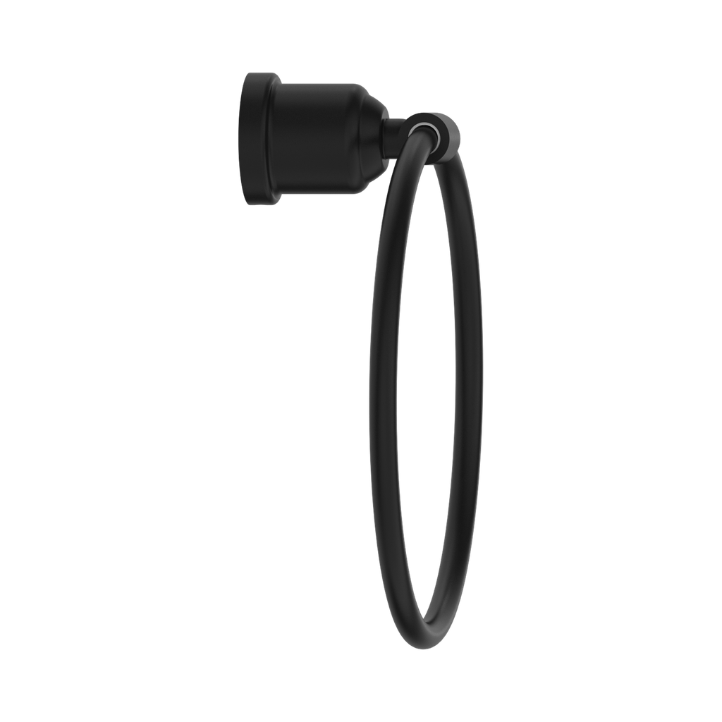 Nero York Towel Ring - Matte Black