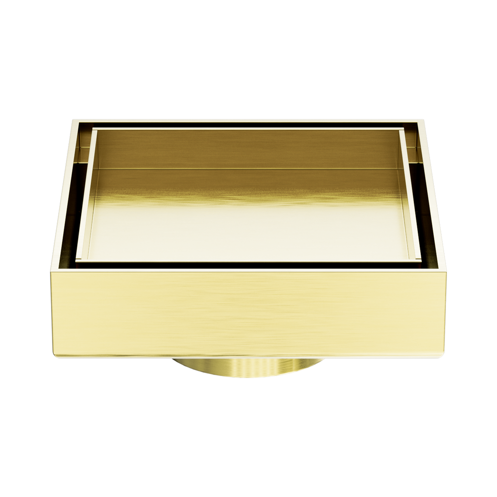 Nero Tile Insert Floor Waste 50mm Outlet - Brushed Gold