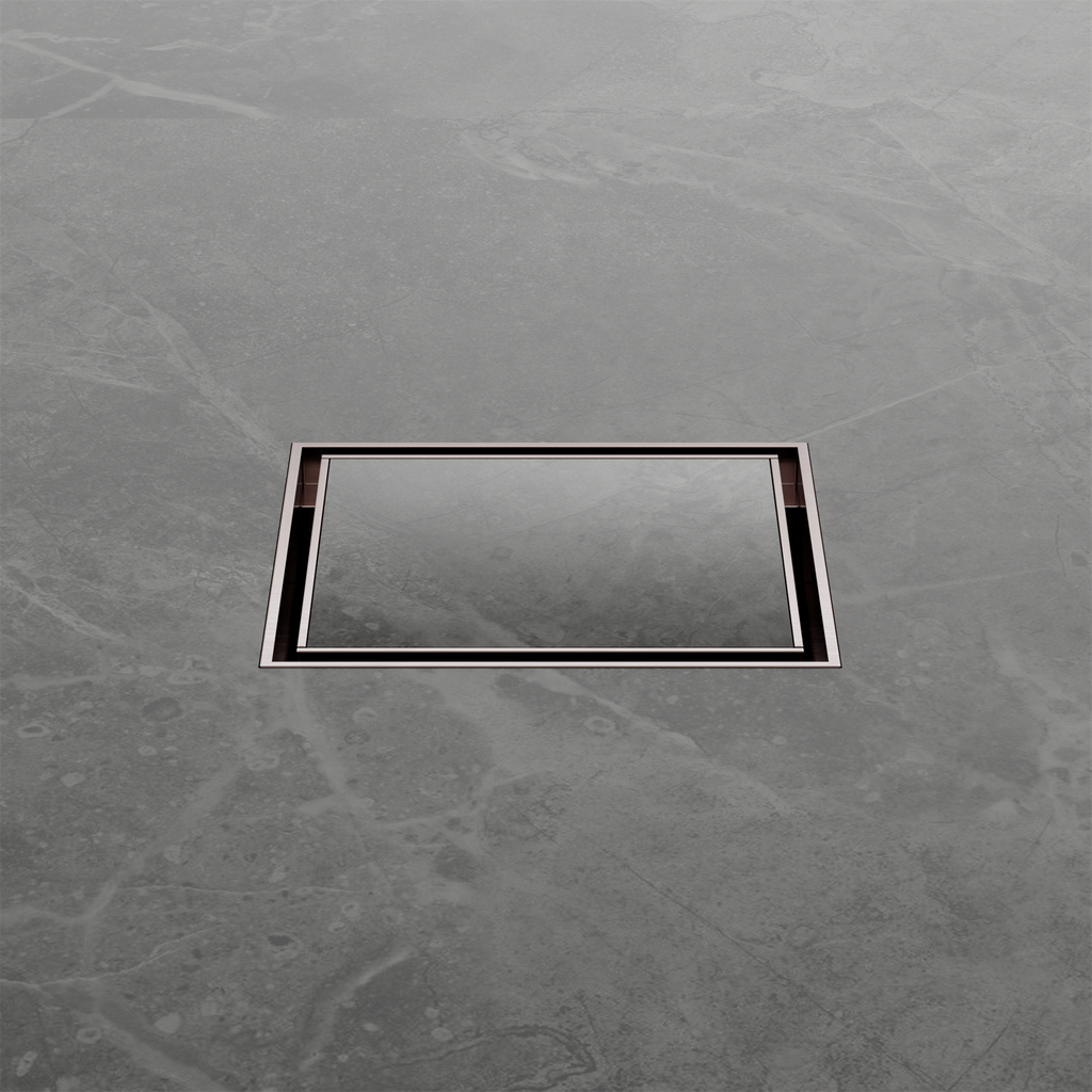 Nero Tile Insert Floor Waste 50mm Outlet - Brushed Bronze