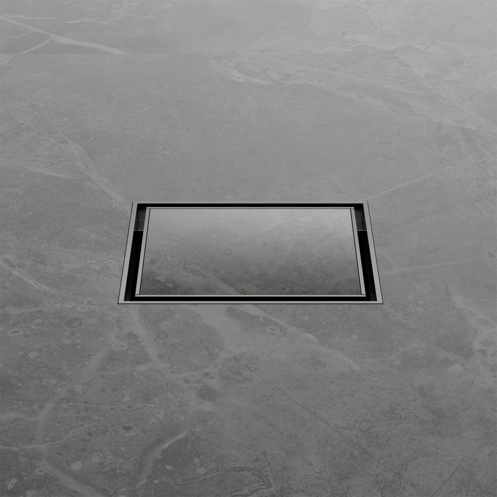 Nero Tile Insert Floor Waste 50mm Outlet - Gunmetal Grey