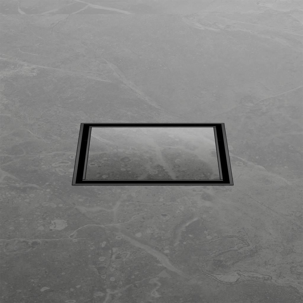 Nero Tile Insert Floor Waste 50mm Outlet - Matte Black