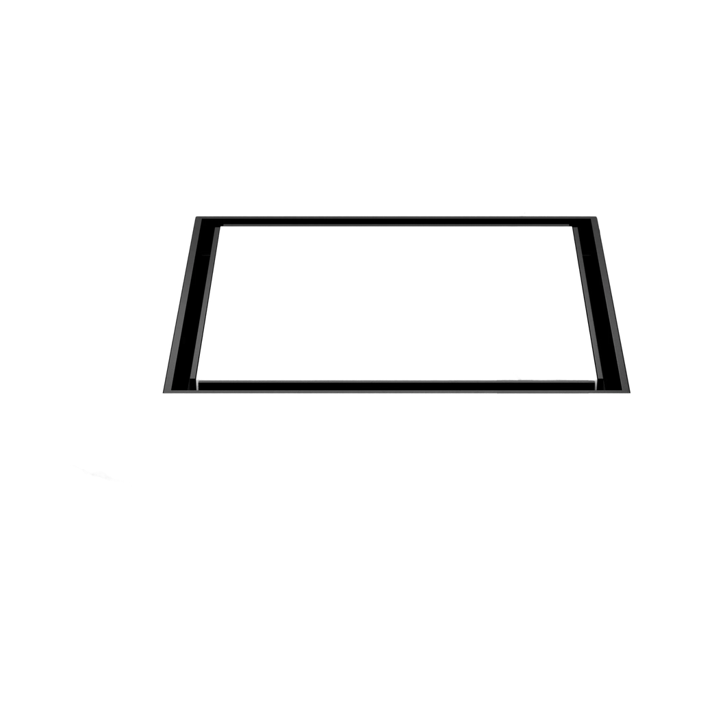 Nero Tile Insert Floor Waste 100mm Outlet - Matte Black
