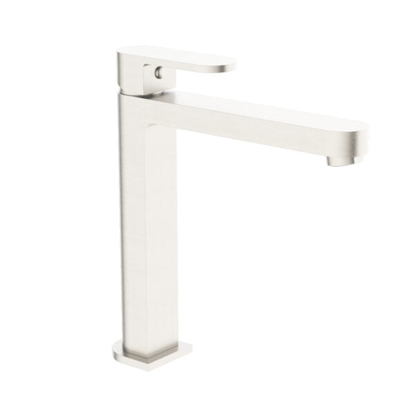 Nero Ecco Tall Basin Mixer - Brushed Nickel
