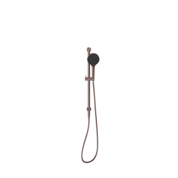 Nero Mecca Rail Shower with Air Shower II - Brushed Bronze