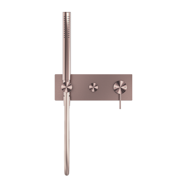 Nero Mecca Shower Mixer Diverter System - Brushed Bronze