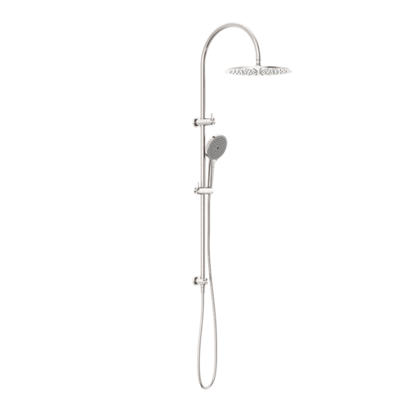 Nero Mecca Twin Shower with Air Shower II - Brushed Nickel