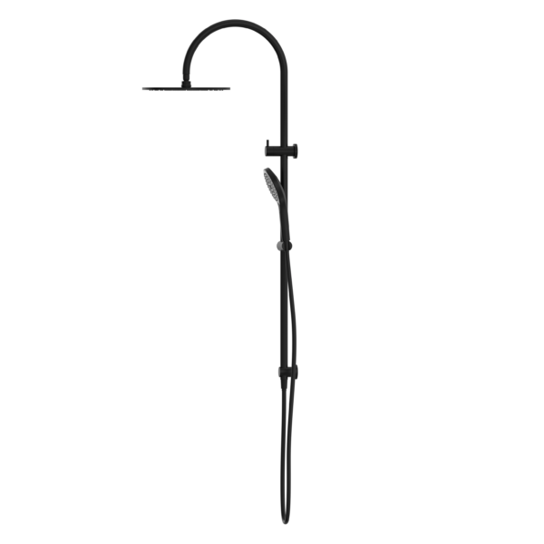 Nero Mecca Twin Shower with Air Shower II - Matte Black