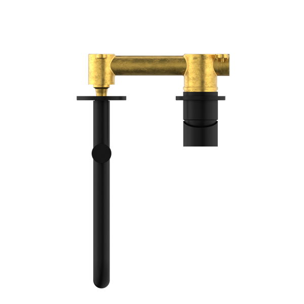 Nero Mecca Wall/Basin Bath Mixer Swivel Spout - Matte Black