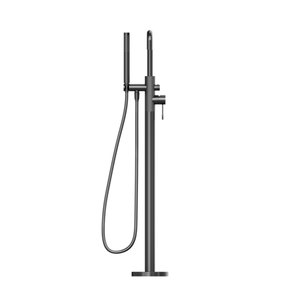 Nero Opal Freestanding Bath Mixer with Handshower - Graphite