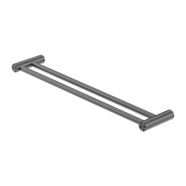 Nero ZEN SS316L Double Towel Rail - Graphite