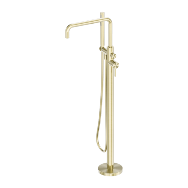 Nero ZEN SS316L Freestanding Bath Mixer - Brushed Gold