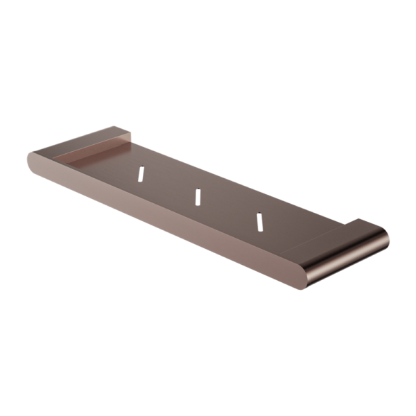 Nero Bianca Metal Shower Shelf - Brushed Bronze