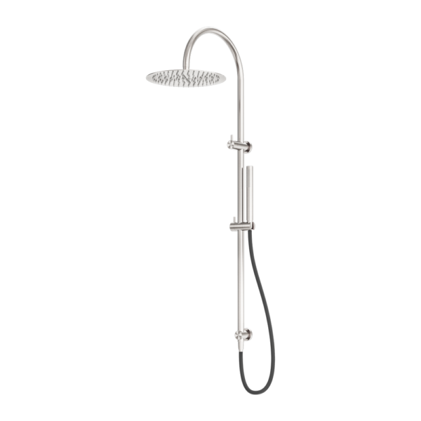 Nero ZEN SS316L Twin Outdoor Shower - Brushed Nickel