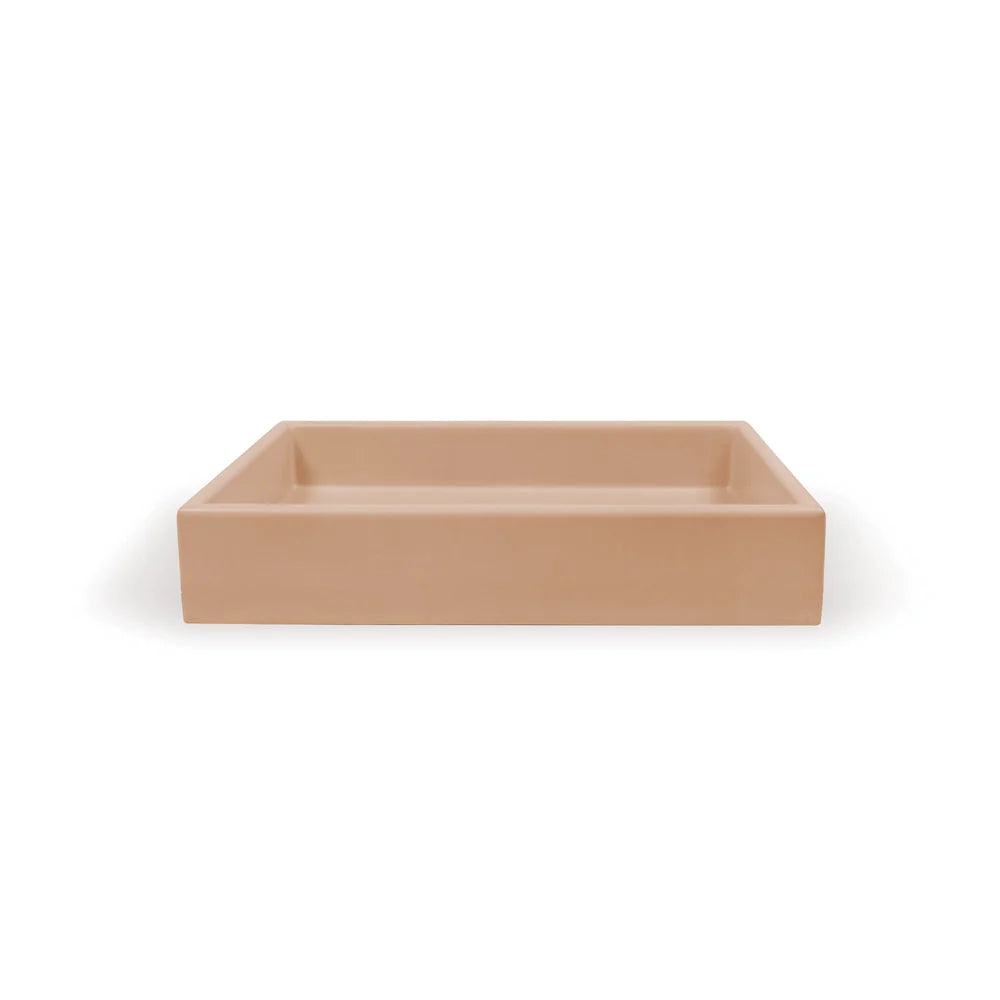 Nood Co Box Basin Surface Mount - Pastel Peach
