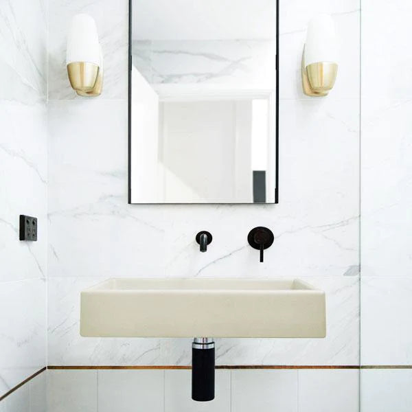 Nood Co Box Basin Wall Hung - Sand