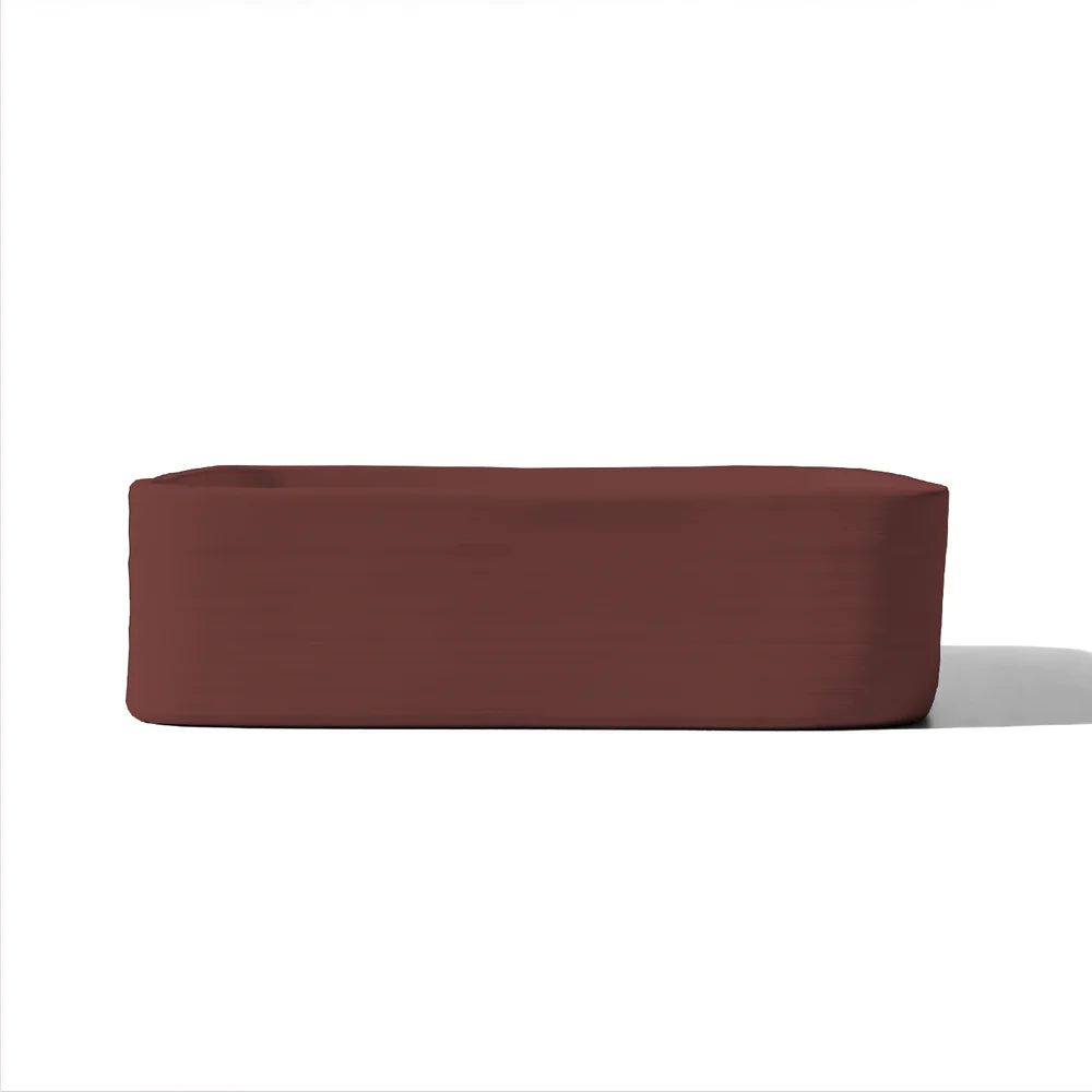 Nood Co Cast Basin Surface Mount - Clay