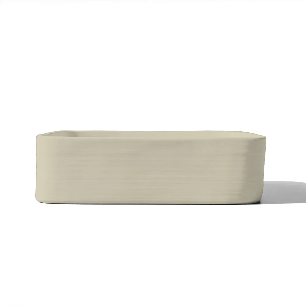 Nood Co Cast Basin Wall Hung - Sand