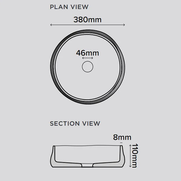 Nood Co Mill Basin Surface Mount - Karri