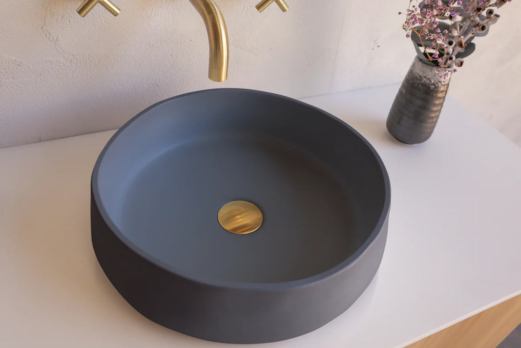 Nood Co Mill Basin Wall Hung - Copan Blue