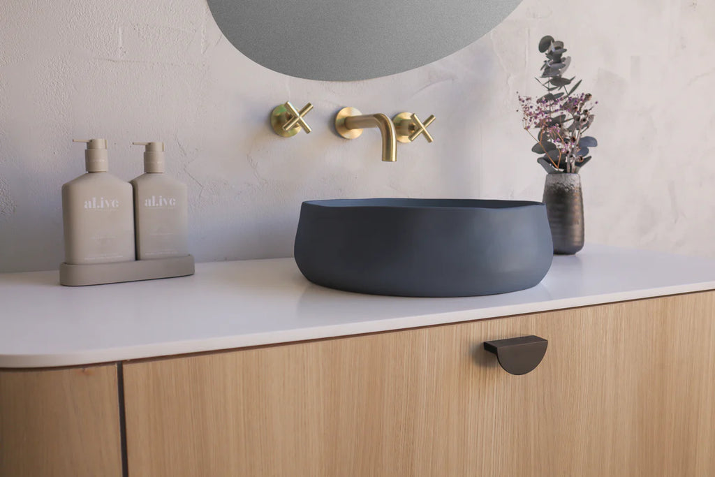 Nood Co Mill Basin Wall Hung - Copan Blue