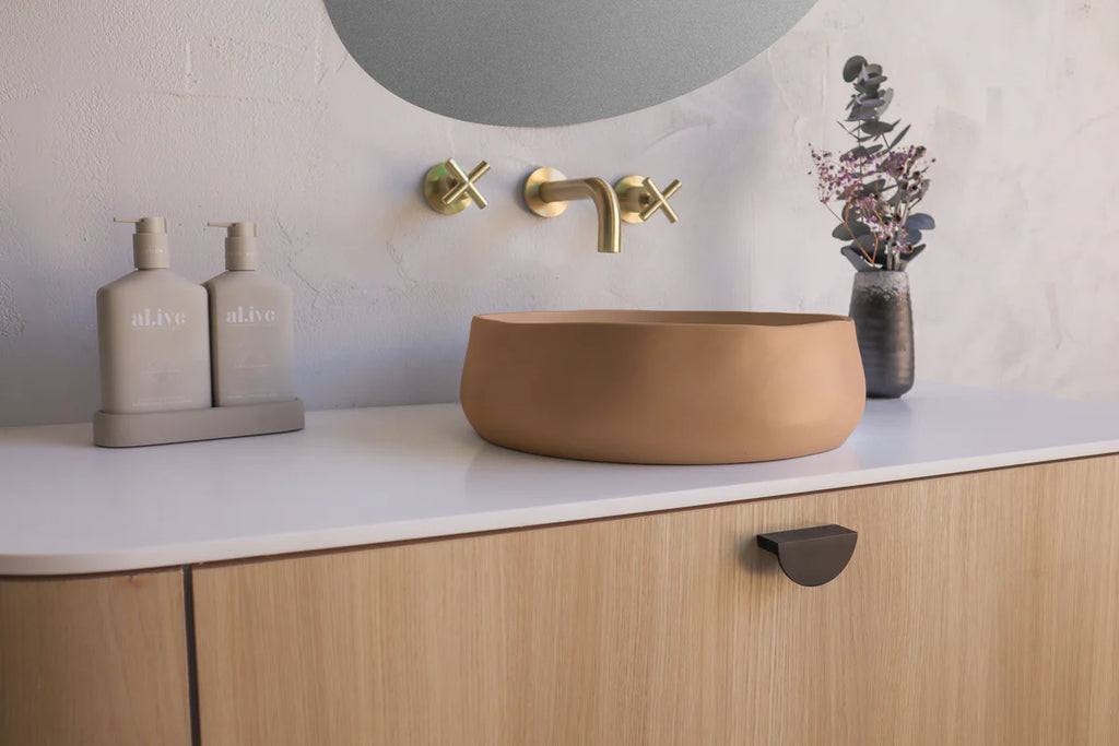 Nood Co Mill Basin Wall Hung - Pastel Peach