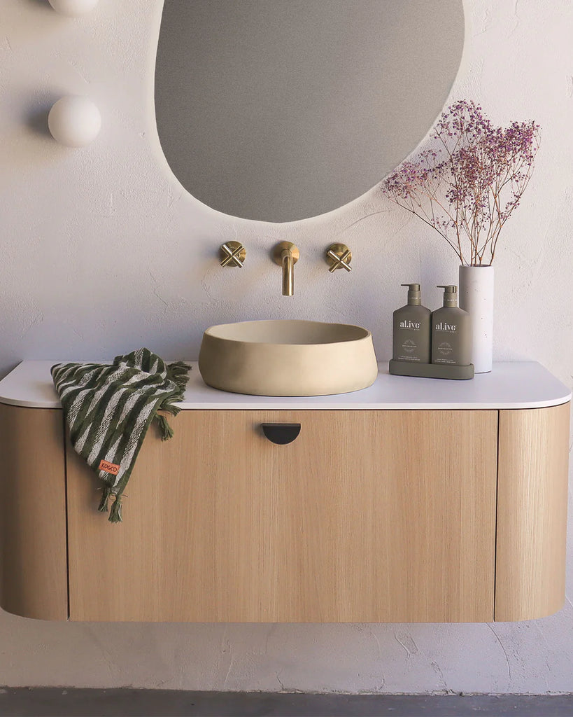 Nood Co Mill Basin Wall Hung - Sand