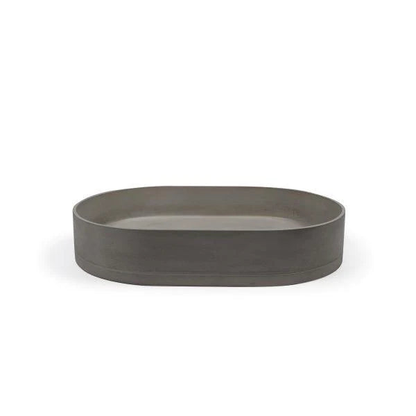 Nood Co Pill Basin Surface Mount - Mid Tone Grey