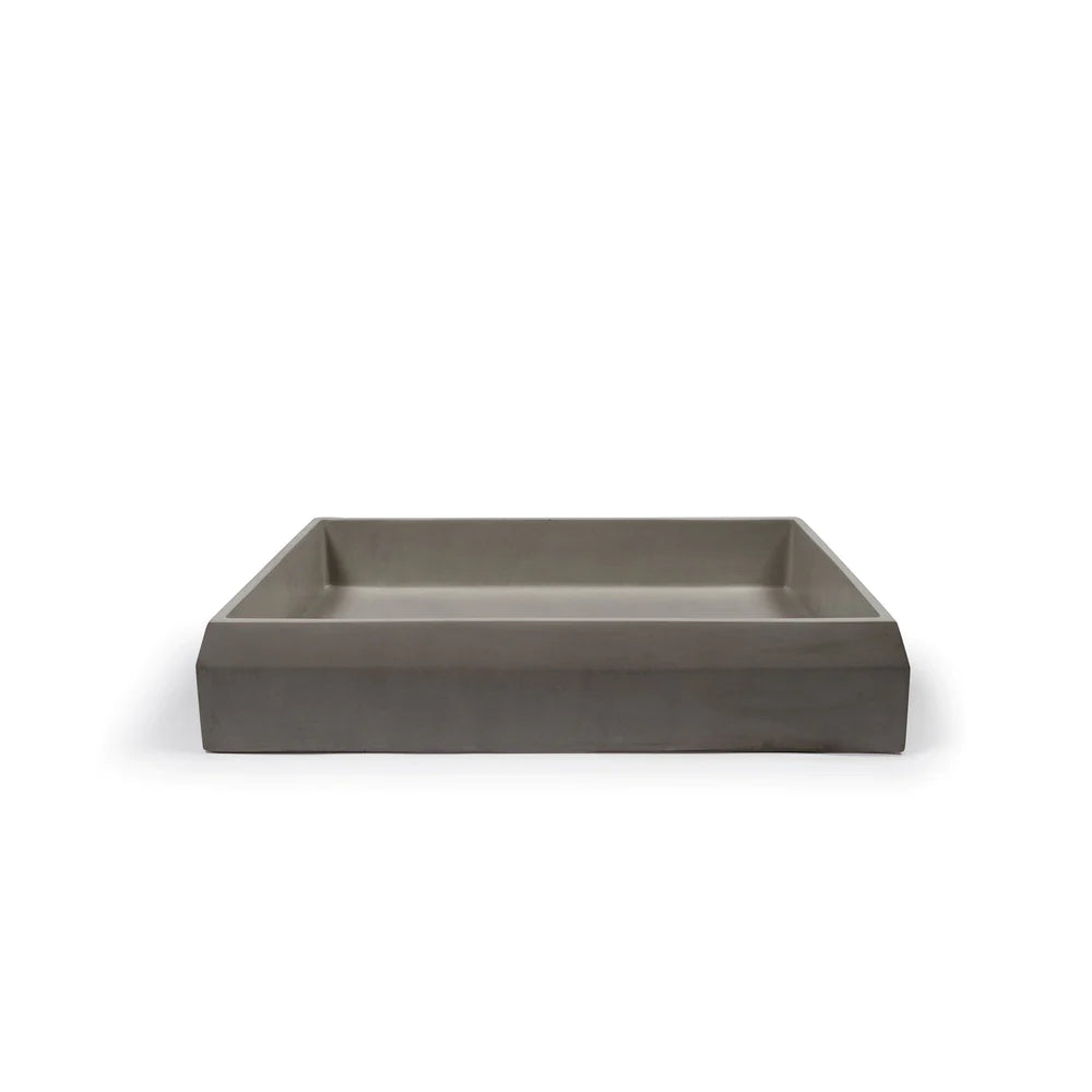 Nood Co Prism Rectangle Surface Mount - Mid Tone Grey