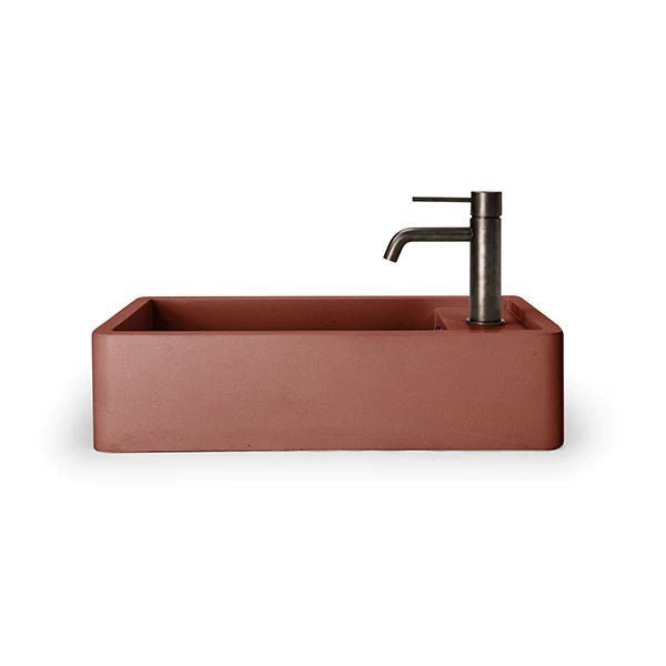 Nood Co Shelf 01 Basin Wall Hung - Musk