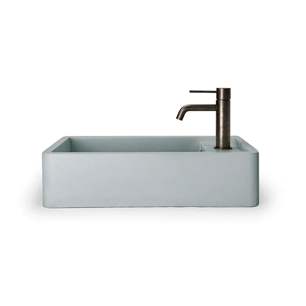 Nood Co Shelf 01 Basin Wall Hung - Powder Blue