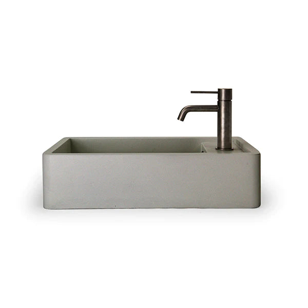 Nood Co Shelf 01 Basin Wall Hung - Sky Grey