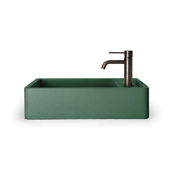 Nood Co Shelf 01 Basin Wall Hung - Teal