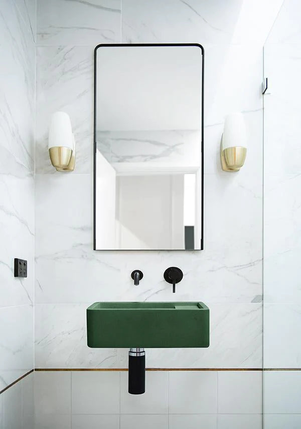 Nood Co Shelf 01 Basin Wall Hung - Teal