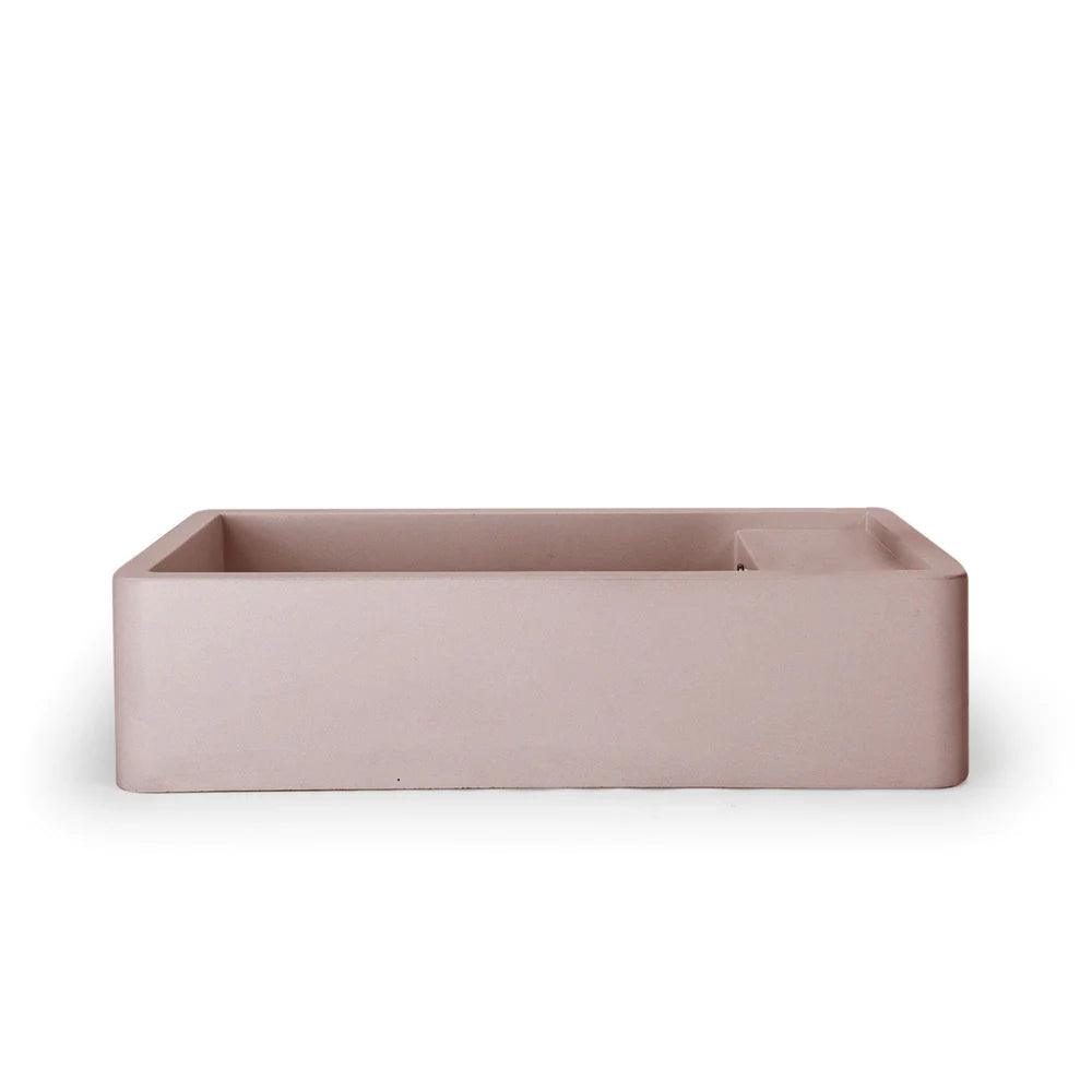 Nood Co Shelf 02 Basin Surface Mount - Blush Pink