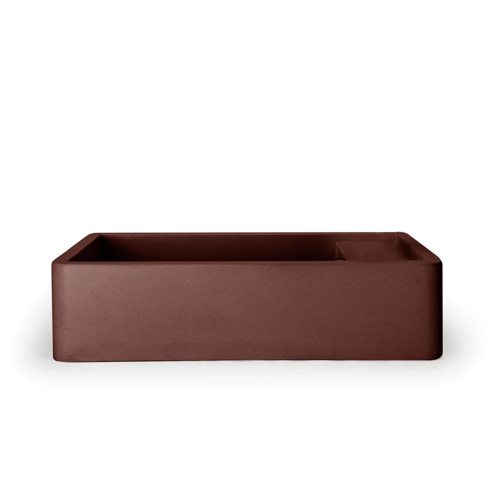 Nood Co Shelf 02 Basin Surface Mount - Clay