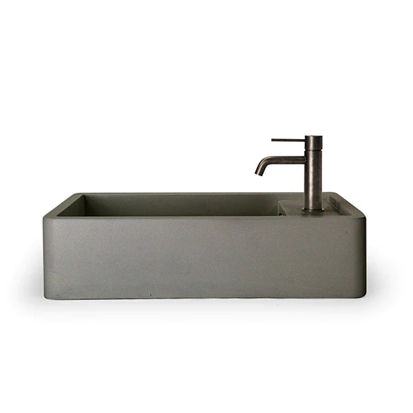 Nood Co Shelf 02 Basin Surface Mount - Mid Tone Grey