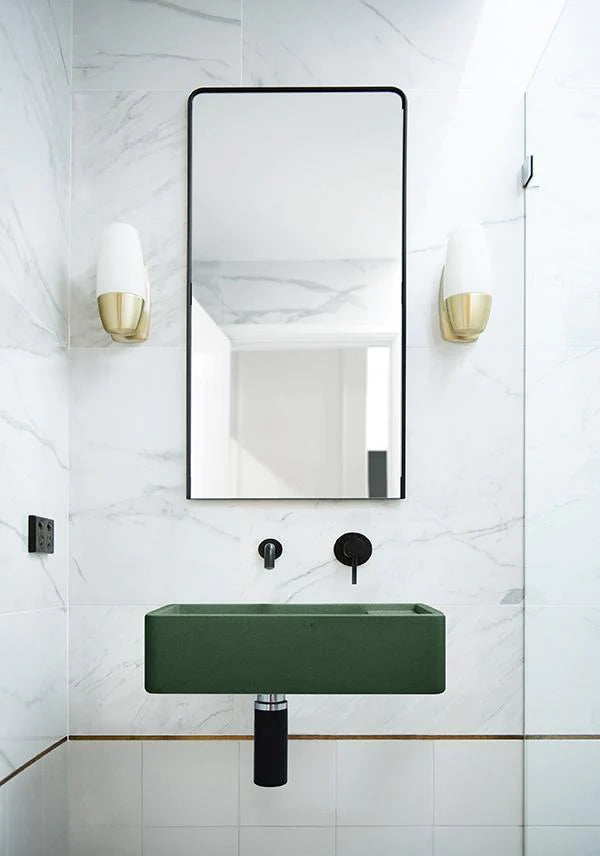 Nood Co Shelf 02 Basin Wall Hung - Teal