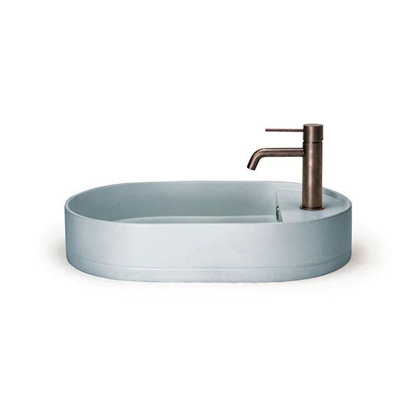 Nood Co Shelf Oval Basin Surface Mount - Powder Blue