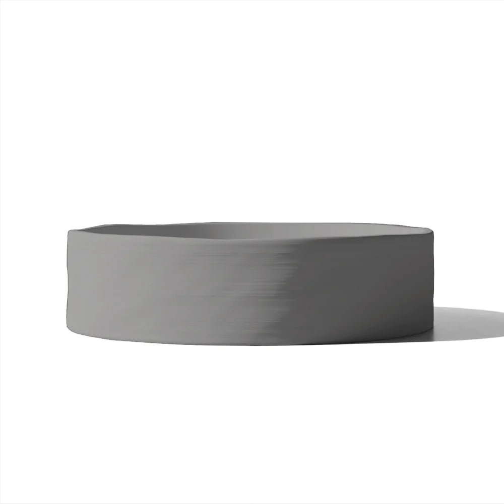 Nood Co Slip Basin Wall Hung - Sky Grey