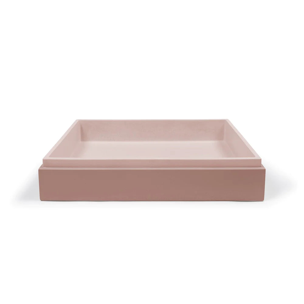 Nood Co Stepp Rectangle Surface Mount - Blush Pink