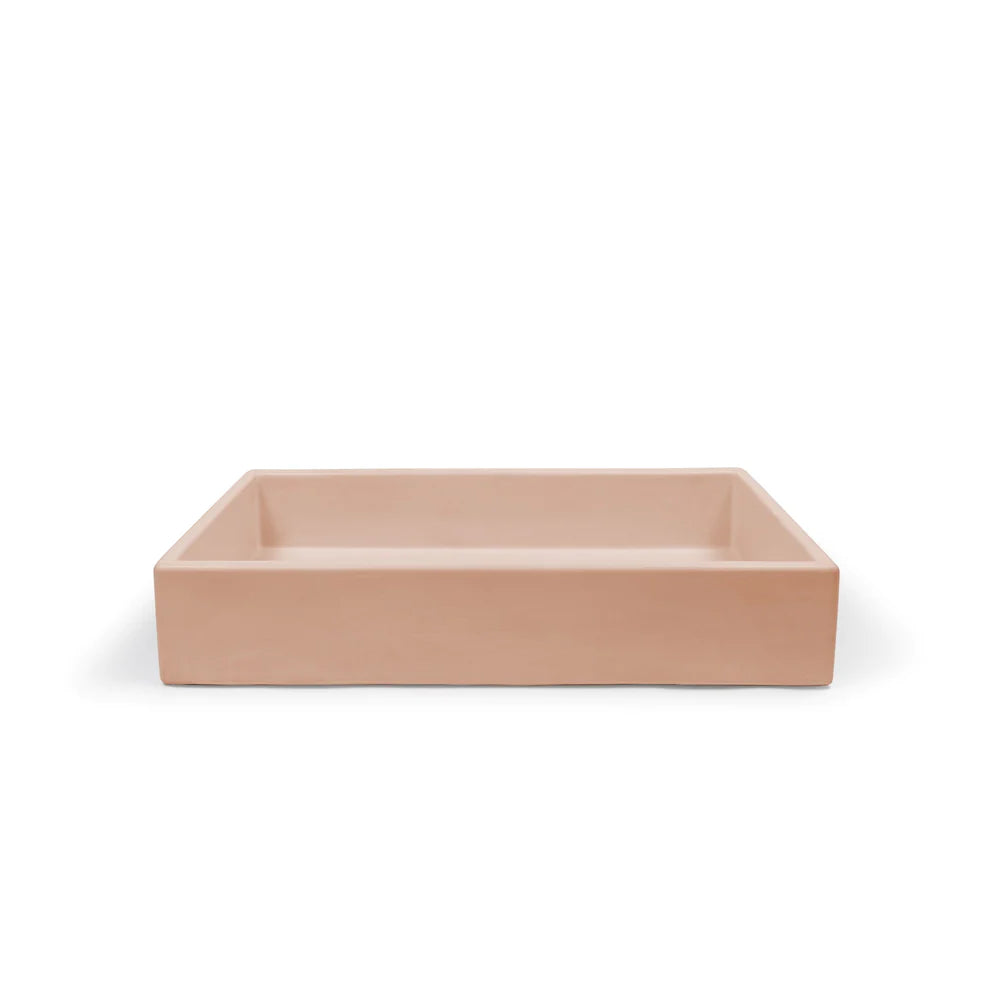 Nood Co Trough Basin Surface Mount - Pastel Peach