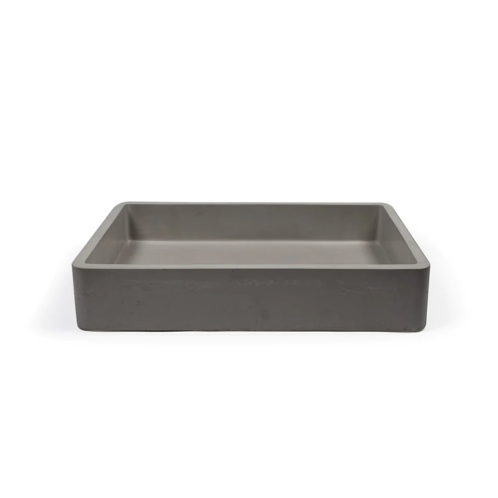 Nood Co Vesl Rectangle Surface Mount - Mid Tone Grey